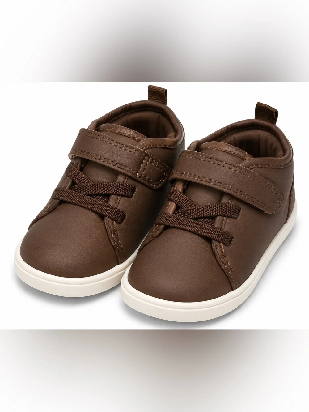 Carter's Brown Kids Sneakers with White Sole